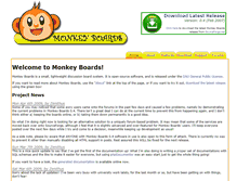 Tablet Screenshot of monkeyboards.zenco.net